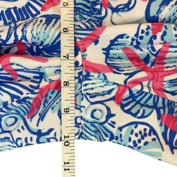 Lilly Pulitzer Chipper Shorts Womens Sz 4 Starfish She She Shells Bermuda Beachy - Picture 11 of 13